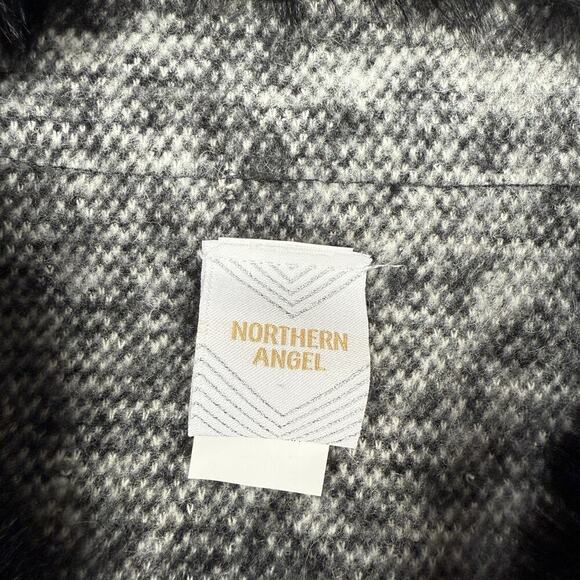 Daphne Fur Trim Cardigan Shawl Cardigan Sz S/M Animal Print Penny Lane Mob Wife - Picture 8 of 12